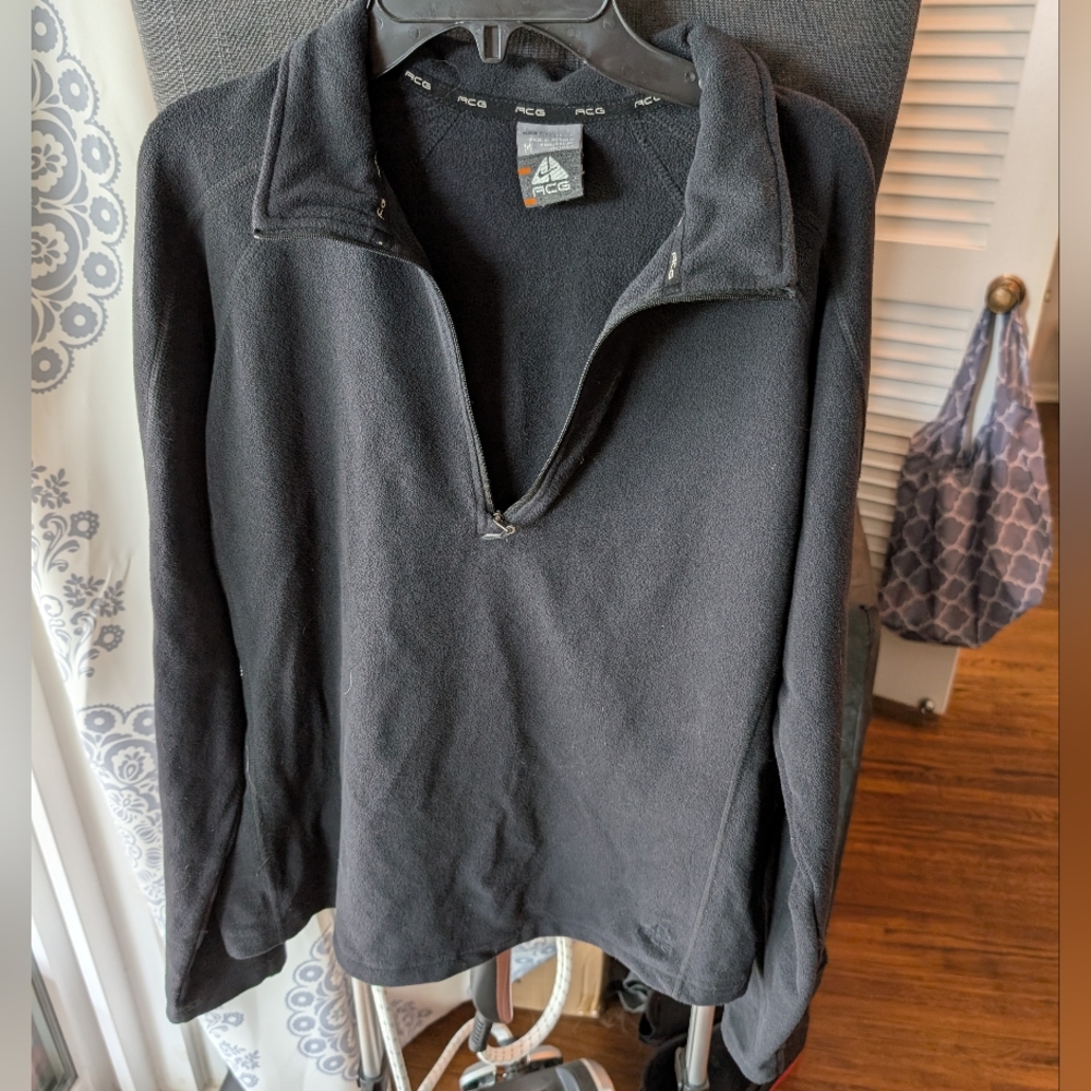 Nike ACG Black Zip Up Sweater